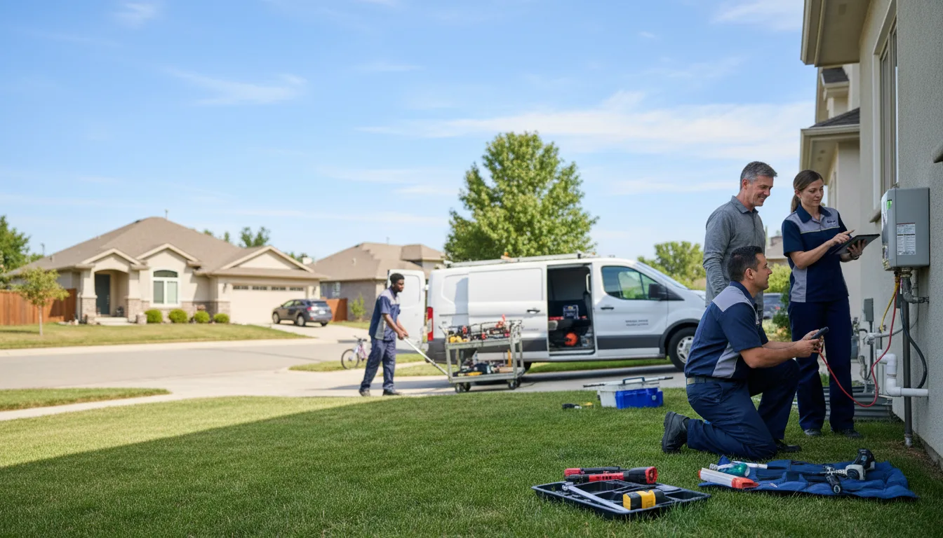Tankless water heater service in Waco, NE